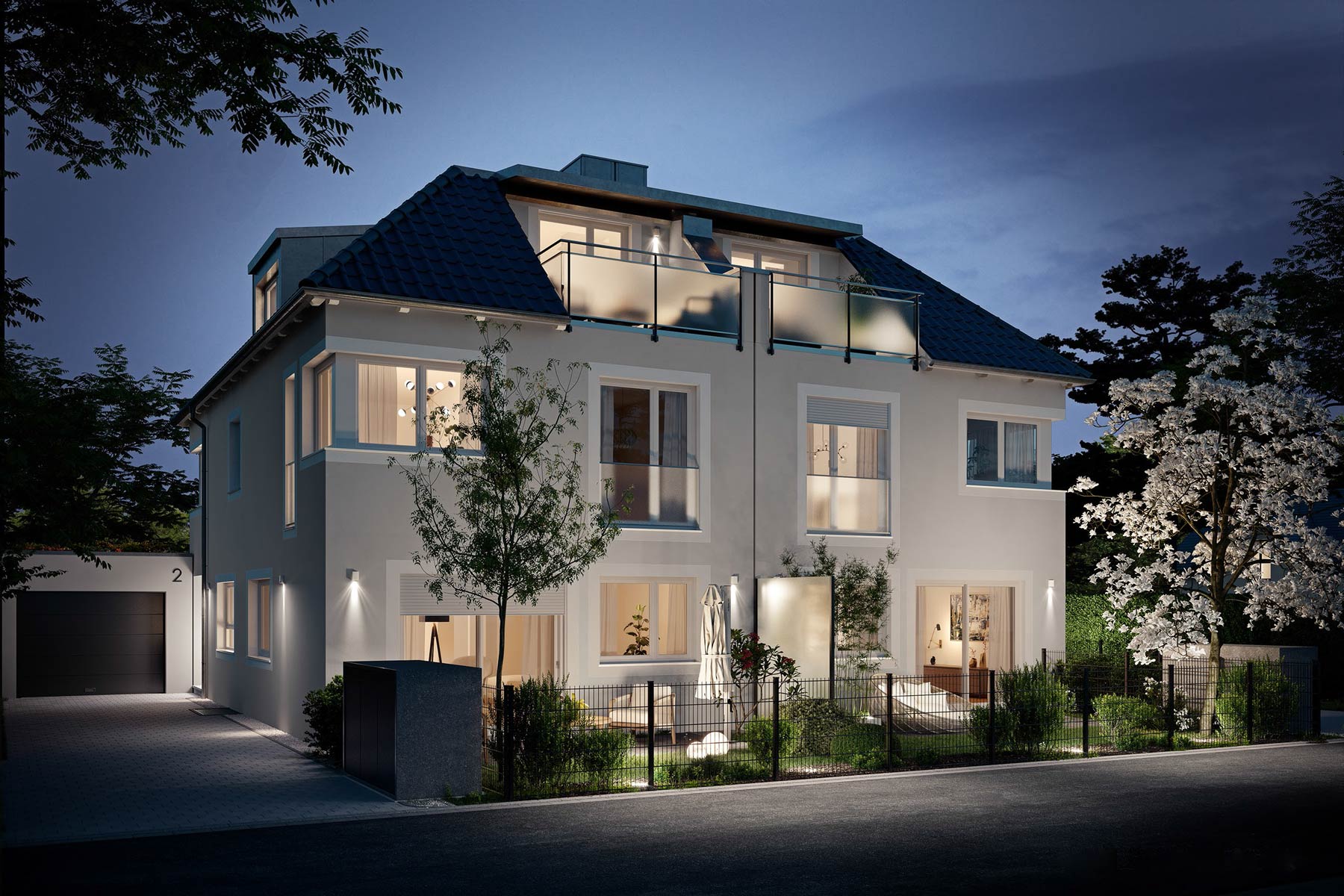 Kaltschmiedstraße 2 Doppelhaus-Villa (BJ 2021)