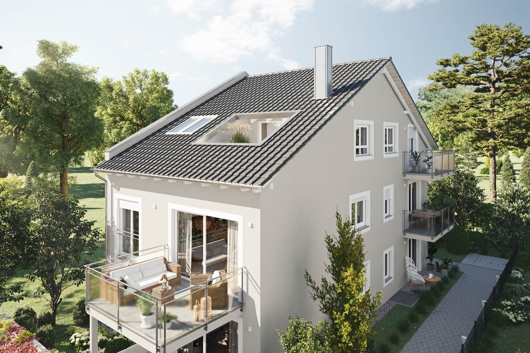 Waldperlacher Str. 71 - 3-Familienhaus (BJ 2022)